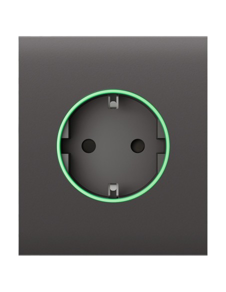 TAPA CENTRAL PARA ENCHUFE INTELIGENTE TIPO F - COMPATIBLE CON AJ-OUTLETCORE-SMART - INDICADOR LED SOBRE ESTADO DEL ENCHUFE Y CON