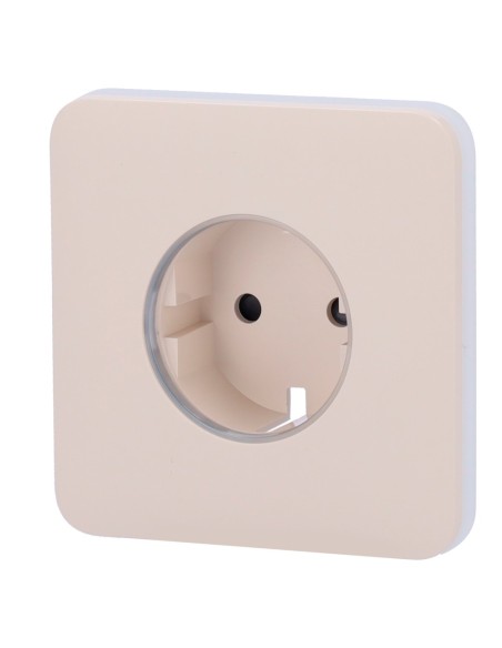 TAPA FRONTAL PARA ENCHUFE INTELIGENTE TIPO F - COMPATIBLE CON AJ-OUTLETCORE-SMART - INDICADOR LED SOBRE ESTADO DEL ENCHUFE Y CON