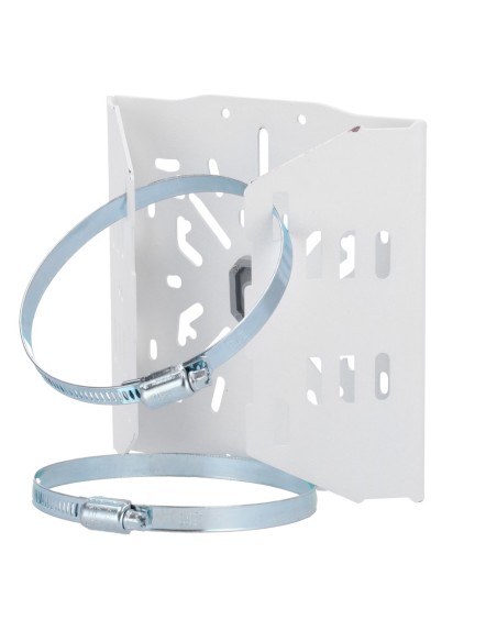 SOPORTE PARA MÁSTILES/FAROLAS - PARA CÁMARAS BULLET O DOMO - DISEÑO UNIVERSAL - APTO PARA USO EN EXTERIOR - COLOR BLANCO | 150 (