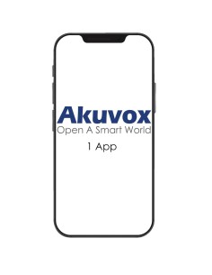 AKUVOX - LICENCIA PARA 1 APARTAMENTO - PARA APP SIN MONITOR EN COMUNIDADES - COMPATIBLE CON APP AKUVOX SMARTPLUS