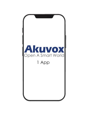 AKUVOX - LICENCIA PARA 1 APARTAMENTO - PARA APP SIN MONITOR EN COMUNIDADES - COMPATIBLE CON APP AKUVOX SMARTPLUS