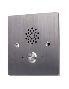 PORTERO IP ANTIVANDÁLICO IK10 - AUDIO BIDIRECCIONAL - POE, SIP ESTÁNDAR | TAMAÑO COMPACTO - INTERFONO DE EMERGENCIA - MANTENIMIE