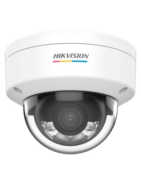 CAMÉRA DÔME IP HIKVISION - GAMME VALUE  - 4 MP : OBJECTIF 2.8 MM : MICROPHONE INTÉGRÉ - IR 30 M | WDR 120 DB | COLORVU - POE | 