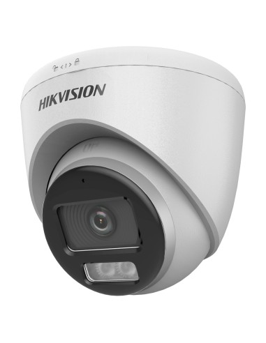 HIKVISION - CÁMARA DOMO 4EN1 GAMA VALUE - RESOLUCIÓN 1080P (1920X1080) - LENTE 2.8 MM | COLORVU: IMAGEN A COLOR 24 HORAS - LUZ H