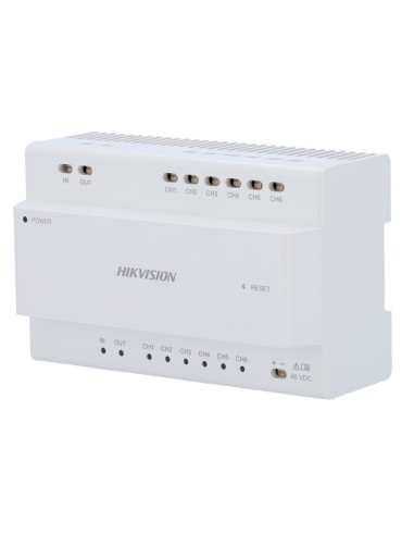 DISTRIBUIDOR PARA EDIFICIOS - 2 HILOS HD - 6 GRUPOS DE 2 HILOS HD - CONECTA CON DS-KAD7060EY - MONTAJE EN SUPERFICIE O CARRIL DI