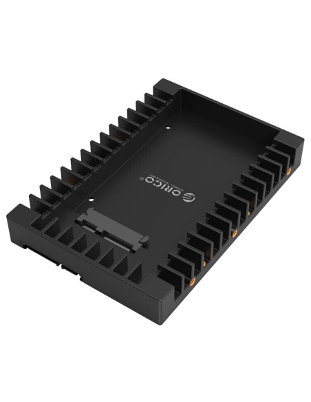 ADAPTADOR PARA DISCOS DUROS 2.5" A 3.5" - DE PLÁSTICO - HASTA 6GBPS - INTERFAZ SATA I,II,III - CAPACIDAD ILIMITADA - 147 X 101 X