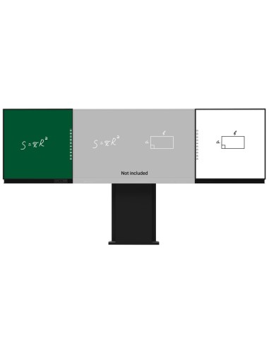 COMPATIBLE CON INTERACTIVA IB-TE-YL-86E2  - PIZARRA LATERAL IZQUIERDA PARA TIZA  - PIZARRA LATERAL DERECHA PARA ROTULADOR - DIGI