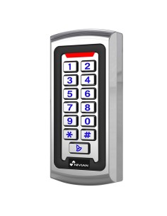 STANDALONE ACCESS CONTROL - EM CARD AND PIN ACCESS - RELAY, PUSHBUTTON AND BUZZER OUTPUTS - WIEGAND 26 - TIME CONTROL - SUITABL