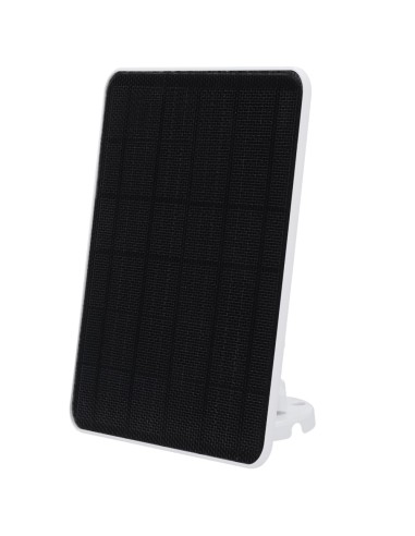 NIVIAN - PANEL SOLAR DE 6W - PARA CÁMARAS IP A BATERÍA - MONOCRISTALINO DE ALTA EFICIENCIA - SALIDA USB-C DC5V - IMPERMEABLE IP6