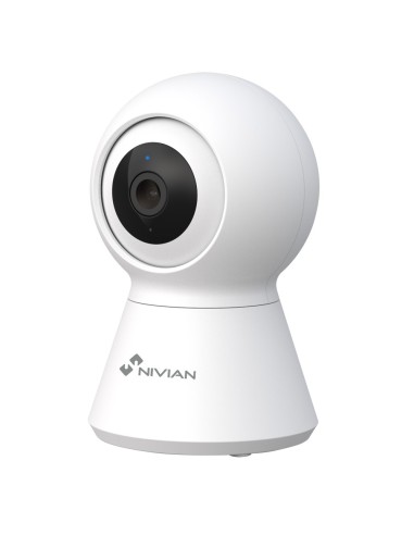 NIVIAN SMART CÁMARA 2.5K 4MP - WIFI 2.4 GHZ | INDOOR - CONTROL PT AUTOTRACKING | IR 10 M - DETECCIÓN DE PERSONAS / MODO PRIVACID