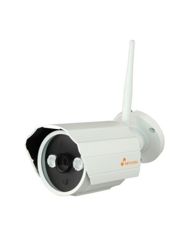 CÁMARA IP H.264 720P WIFI - 2 LEDS IR ALCANCE 15 M - INSTALACIÓN PLUG&AMP;PLAY P2P - GRABACIÓN EN TARJETA SD - ONVIF, COMPATIBLE