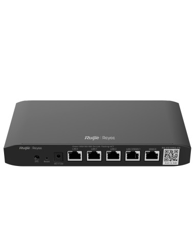 REYEE ROUTER CONTROLADOR CLOUD - 5 PUERTOS RJ45 10/100 /1000 MBPS - ADMITE HASTA 2 WAN PARA FAILOVER O BALANCEO - HASTA 600 MBPS