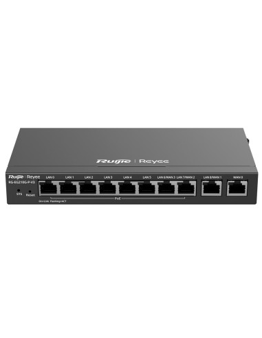 REYEE ROUTER POE CONTROLADOR CLOUD - 8 PUERTOS POE+ RJ45 GE + 2 PUERTOS RJ45 GE - 10 PUERTOS RJ45 10/100 /1000 MBPS - ADMITE HAS