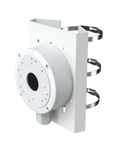 SOPORTE TECHO SAFIRE SMART - ALTURA 215 MM - DIÁMETRO DE LA BASE PARA CÁMARAS 139.3 MM - APTO PARA USO EN EXTERIOR - COLOR BLANC