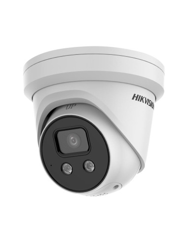 HIKVISION - CÁMARA TURRET IP GAMA PRO - RESOLUCIÓN 4 MEGAPÍXEL (2688X1520) - LENTE 2.8MM | POE | IR 30M | MICRÓFONO Y ALTAVOZ -