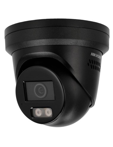 HIKVISION - CÁMARA TURRET IP GAMA PRO - RESOLUCIÓN 4 MEGAPÍXEL | POE | COLORVU - 2.8 MM | MICRÓFONO | SIRENA Y FLASH DISUASORIO