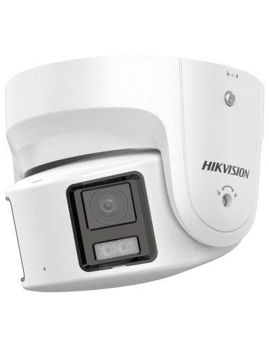 HIKVISION - CÁMARA TURRET IP PANORÁMICA GAMA PRO - RESOLUCIÓN 8 MEGAPÍXEL | POE | COLORVU - 4 MM | MICRÓFONO | SIRENA Y FLASH DI