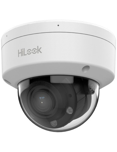 HILOOK - CÁMARA DOMO IP - RESOLUCIÓN 4 MEGAPIXEL (2560X1440) - LENTE VARIFOCAL MOTORIZADA 2.8~12 MM | MICRÓFONO - LUZ HÍBRIDA 30