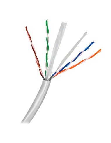 SAFIRE CABLE UTP CATEGORÍA 6 - CONDUCTOR CCA - DIÁMETRO 23 AWG-0,58MM - CUMPLE CON 90M FLUKE TEST - CUBIERTA EXTERIOR PVC - SE S