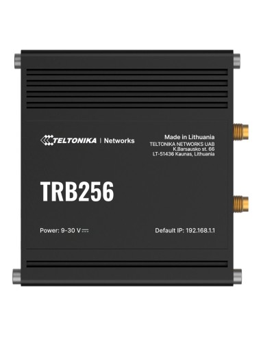 TELTONIKA GATEWAY 4G INDUSTRIAL - LTE CAT M1/CAT MB1, NB2/EGPRS  (NO SIMULTANEO) - PUERTO RJ45 10/100MBPS - PUERTOS RS232 Y RS48