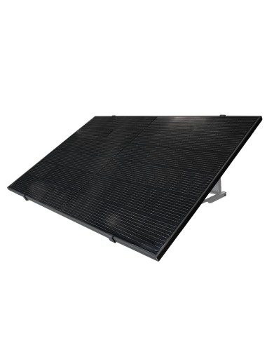 TSUN KIT SOLAR POP UP - PANEL FULL BLACK 400W - MICRORINVERSOR M400 400W - SOPORTE PARA INSTALACIÓN EN SUELO - CONEXIÓN WIFI VÍA