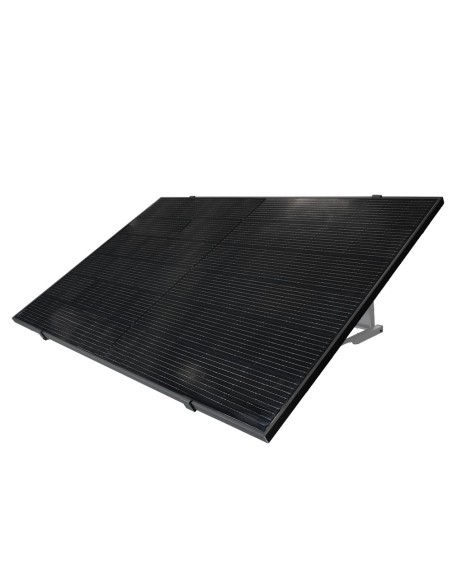 TSUN KIT SOLAR POP UP - PANEL FULL BLACK 400W - MICROINVERSOR M400 400W - SOPORTE PARA INSTALACIÓN EN SUELO - CONEXIÓN WIFI VÍA