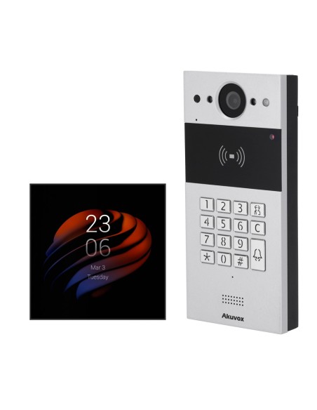 KIT DE DOMÓTICA Y VIDEOPORTERO ANDROID - IP &AMP; WIFI | PLACA Y MONITOR - AUDIO BIDIRECCIONAL | BLUETOOTH Y ZIGBEE - LECTOR EM/