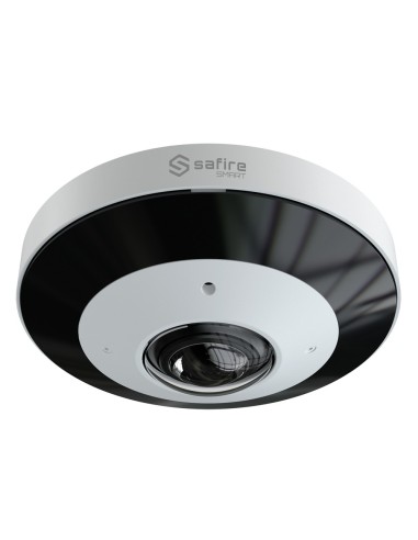 SAFIRE SMART - CÁMARA DOMO IP FISHEYE GAMA I1 - RESOLUCIÓN 12 MEGAPÍXEL (4000X3000) - LENTE 1.65 MM, GRAN ANGULAR 360º - AUDIO,