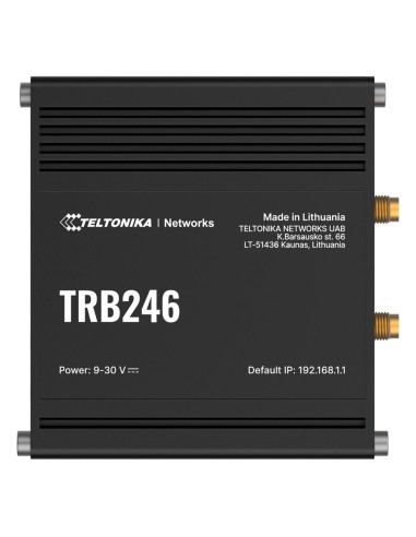 TELTONIKA GATEWAY 4G INDUSTRIAL - 4G CAT 4 / 3G / 2G - PUERTO RJ45 10/100MBPS - PUERTOS RS232 Y RS485 - DUAL SIM