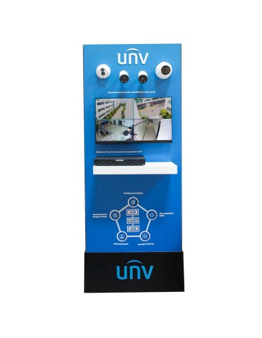 PANEL DE EXPOSICIÓN DE UNIVIEW - CCTV 4K - LAS TECNOLOGÍAS MÁS AVANZADAS - SWITCH CON CONEXIÓN INTERNET - PLUG &AMP; PLAY - STAN