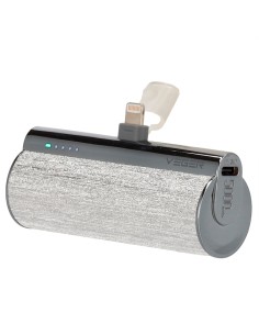 VEGER MINI POWER BANK WITH LEDS FOR CHARGING - CAPACITY 5000MAH - USB-C INPUT - OUTPUT LIGHTNING CONNECTOR - LOAD 1 DEVICE - SI