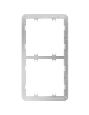 MARCO VERTICAL PARA DOS DISPOSITIVOS - COMPATIBLE CON AJ-SIDEBUTTON-...-VERT - AJ-SIDECOVER-...-VERT - AJAX - LIGHTSWITCH VERTIC