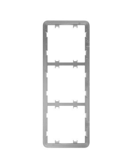 MARCO VERTICAL PARA TRES DISPOSITIVOS - COMPATIBLE CON 2 X AJ-SIDEBUTTON-...-VERT - COMPATIBLE CON 1 X AJ-CENTERBUTTON...-VERT -