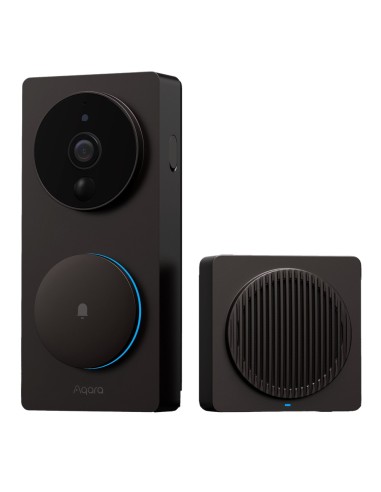 AQARA SMART VIDEO DOORBELL G4 - ZIGBEE 3.0 / WIFI 2.4GHZ  - MATTER OVER WIFI - TIMBRE DE VIDEO INTELIGENTE - IA RECONOCIMIENTO F