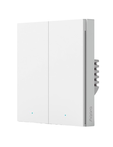 AQARA INTERRUPTOR INTELIGENTE DE PARED H1 - ZIGBEE 3.0  - REQUIERE AQARA HUB - SIN NEUTRO / PROTECCIÓN CONTRA ALTO VOLTAJE - COM