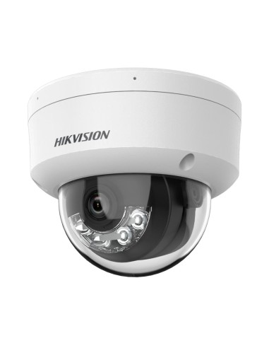 CÁMARA DOMO IP HIKVISION - GAMA VALUE | MICROSD 512 GB - 8 MP | LENTE 2.8 MM | MICRÓFONO INTEGRADO - IR 30 M | WDR 120 DB | LUZ