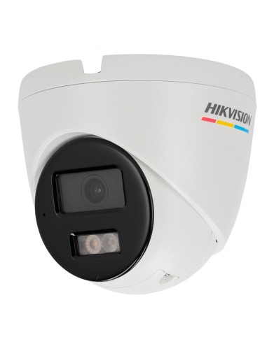 CÁMARA TURRET IP HIKVISION - GAMA VALUE | MICROSD 512 GB - 2 MP | LENTE 2.8 MM | MICRÓFONO INTEGRADO - IR 30 M | DWDR | COLORVU