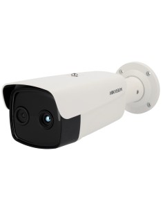 CÁMARA TÉRMICA DUAL IP HIKVISION GAMA PRO - SENSOR TÉRMICO 384X288 VOX | LENTE 6.5 MM - SENSOR ÓPTICO 1/2.7 4 MPX | LENTE 4 MM