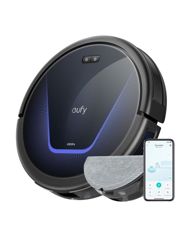 ROBOT ASPIRADOR EUFY BY ANKER - POTENCIA MÁXIMA DE 4000 PA - CAPACIDAD DEL DEPÓSITO 400 ML POLVO, 200 ML AGUA - TECNOLOGÍA BOOST