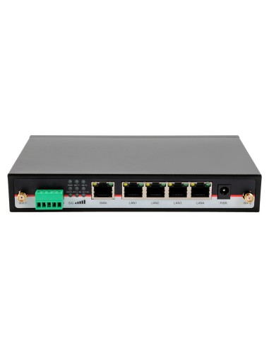 HONGDIAN ROUTER 4G INDUSTRIAL - 2 X 4G MÓDULOS LTE CAT 6 - DOBLE MÓDEM DUAL SIM - PUERTOS RS232/RS485 - WI-FI 802.11B/G/N/AC 2.4