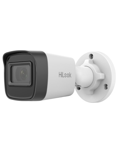 CÁMARA BULLET IP HILOOK - GAMA HILOOK - 2 MP | LENTE 2.8 MM - IR 20 M | DWDR  - POE | H.265+| IP67  - WEB, SOFTWARE CMS, SMARTPH