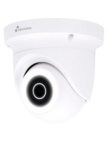 NIVIAN SMART CÁMARA DOMO 2K 3MP - WIFI 2.4 GHZ | EXTERIOR IP65 - MOV. HORIZONTAL | IR 10 M | FULL COLOR - DETECCIÓN DE PERSONAS