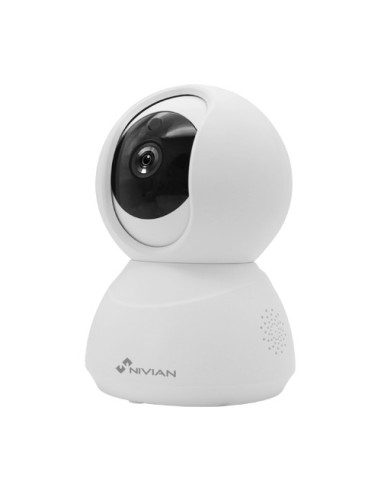 NIVIAN SMART CÁMARA 1080P - WIFI 2.4 GHZ - CONTROL PT AUTOTRACKING | IR 10 M - GRABACIÓN EN TARJETA MICROSD O CLOUD - COMPATIBLE