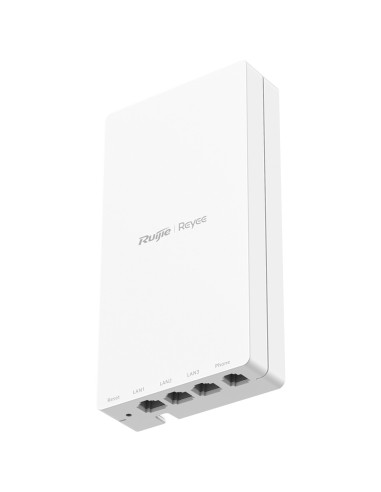 REYEE E-LIGHTEN PON - AP DE PARED OMNIDIRECCIONAL WI-FI 5 - SOPORTA 802.11 B/G/N/AC WAVE 1 Y 2 2.4GHZ Y 5GHZ - VELOCIDAD TRANSMI