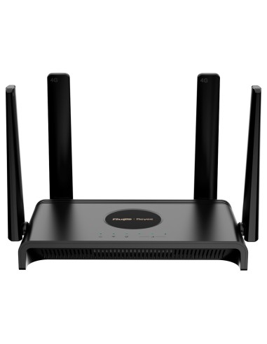 REYEE ROUTER 4G SOHO - 4 PUERTOS ETHERNET RJ45 FAST ETHERNET - 4G (LTE) CAT 4 HASTA 150MBPS - RANURA TARJETA MICRO-SIM - WI-FI 8