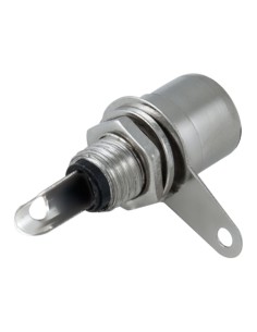 CONECTOR RCA HEMBRA DE PANEL NEGRO CON65