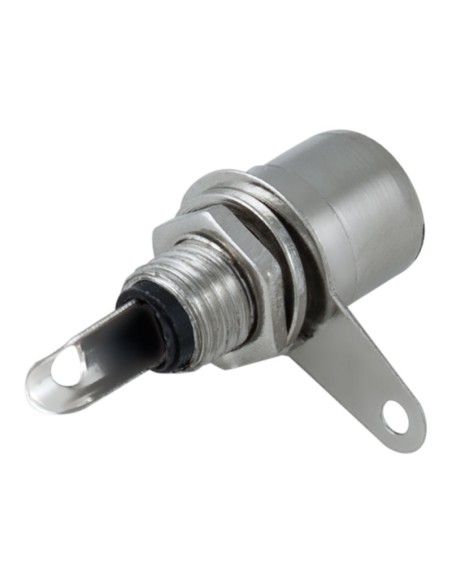 CONECTOR RCA HEMBRA DE PANEL NEGRO CON65