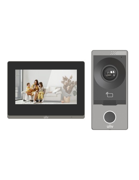 VIDEO INTERCOM KIT - TECNOLOGÍA IP &AMP; WIFI - INCLUDES BOARD AND MONITOR - MF READER | POE - MOBILE APP P2P (ACTIVATION FROM 