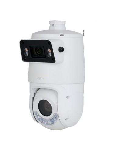 X-SECURITY PTZ IP GAMA ULTRA - DOBLE LENTE (PANORÁMICA 4MPX + PTZ 4MPX) - LENTE PTZ 5~125 MM | 25X | POE+ - LENTE PANORÁMICA 2.8