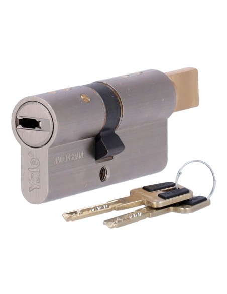 CILINDRO DE ALTA SEGURIDAD DOBLE EMBRAGUE - ANTI-BUMPING, GANZÚA, TALADRO Y ROTURA - APTO PARA YALE-LINUS-L2 - SISTEMA DE 7 PITO